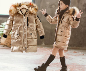 Модные зимние пальто для девочки